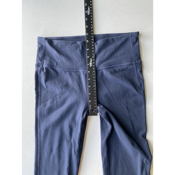 Athleta Leggings Womens Size Medium Navy Blue Skinny Stretchy Workout Gym Pants - Picture 8 of 9